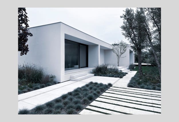 Architetto Stefania Pellegrinelli work private residence close to the town of Bergamo